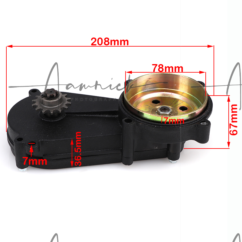 Cycling Gear Box - 47cc 49cc T8f/11T-20T Transmissie Reductie Versnellingsbak