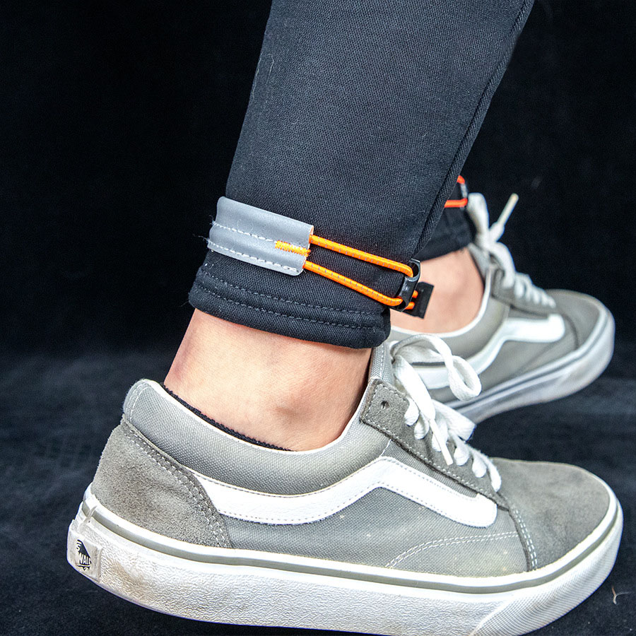 Cycling Gear Usa - Elastische reflecterende fietsbeenband, verstelbare fietsbroekband voor