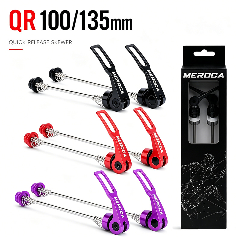 Quick Release Skewer - MEROCA fiets snelspanner voorwiel 100mm achterwiel