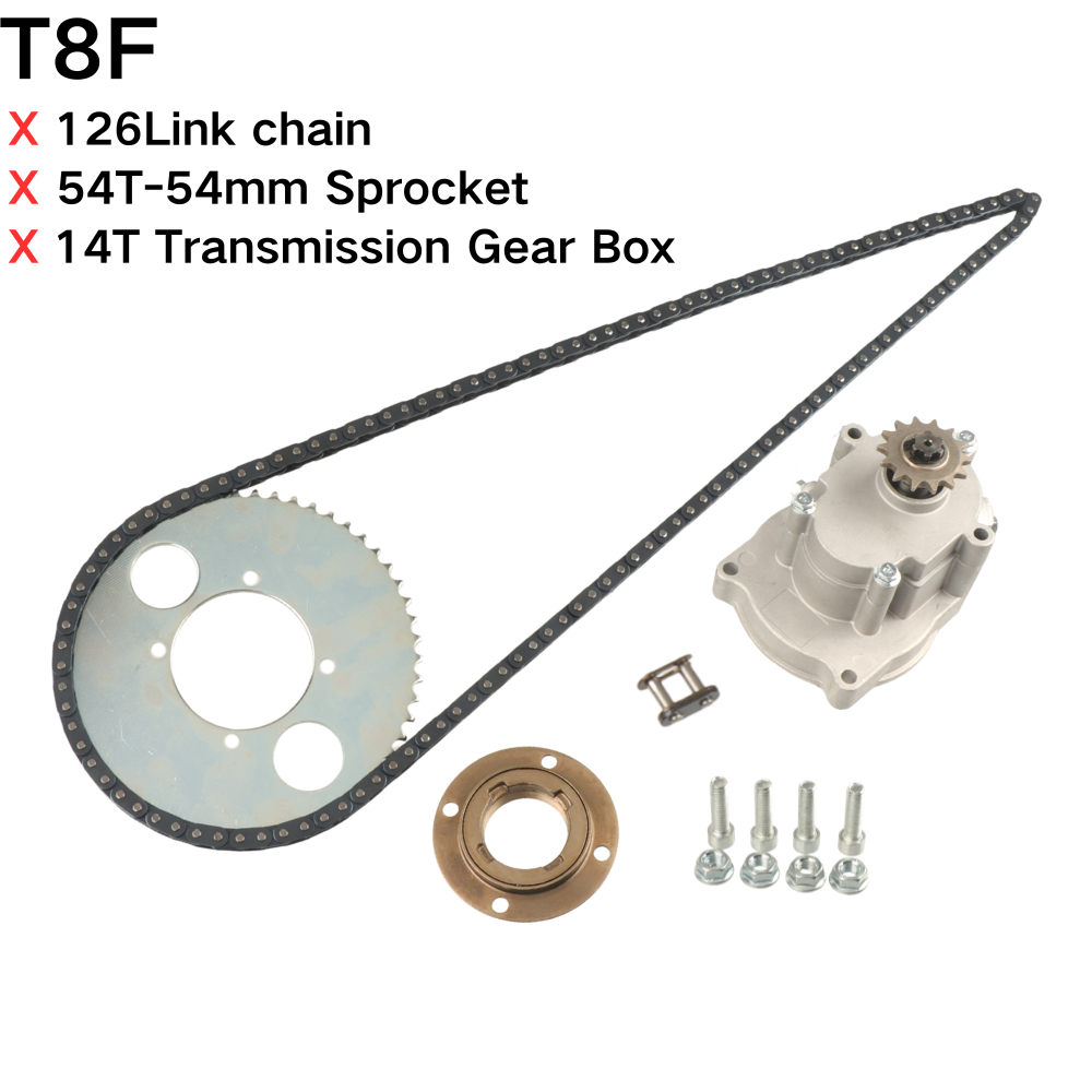 Cycling Gear Box - T8F 44T/54T 4-bouts achtertandwiel 126 schakels