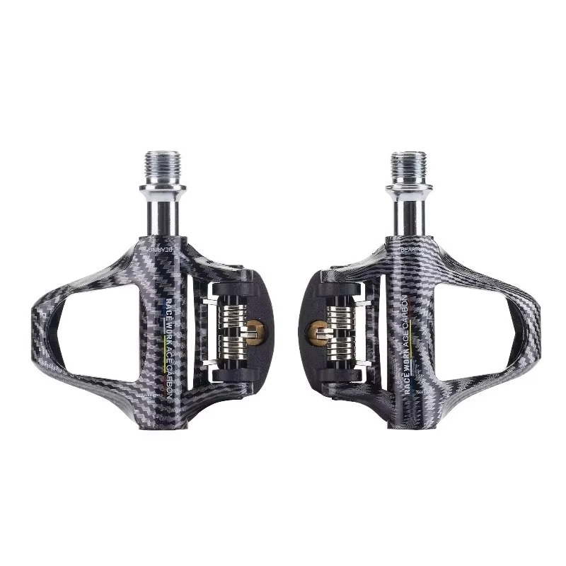 Cycling Gear Usa - Lichtgewicht carbon fiber pedalen met klikpedalen,