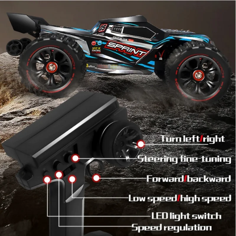 100 km/u hoge snelheid 4WD RC  - Cycling Gear Box recensie en prijs