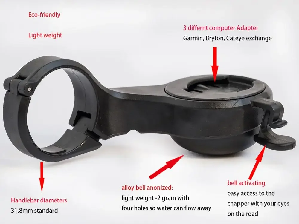 Fietscomputerhouder met bel Fi - Bike Bell recensie en prijs