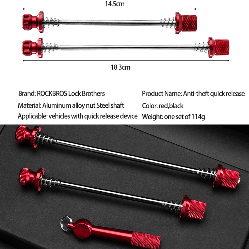 ROCKBROS Fiets Quick Release F - Quick Release Skewer recensie en prijs