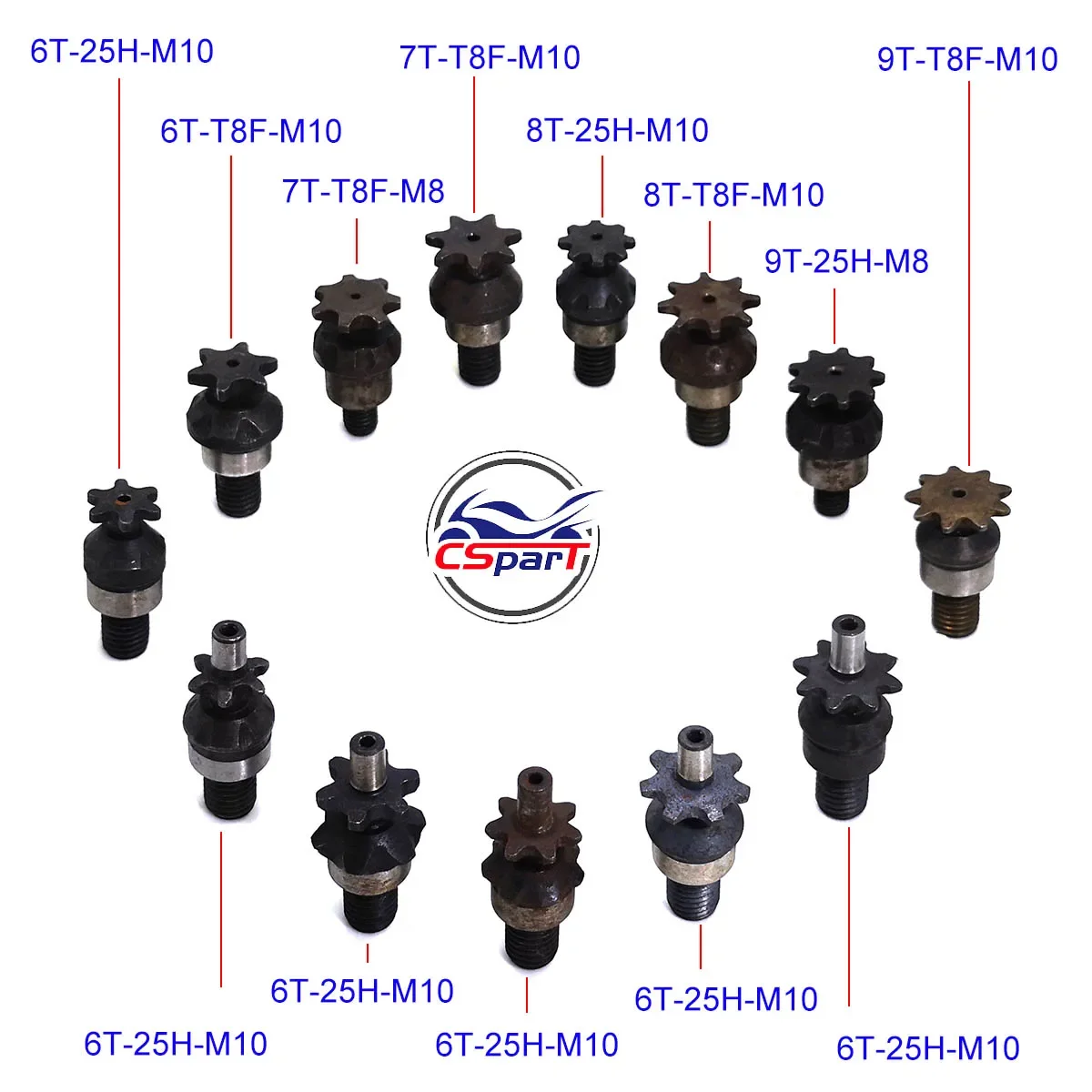 6T 7T 8T 9T 25H T8F M8 M10 Ket - Cycling Gear Box recensie en prijs