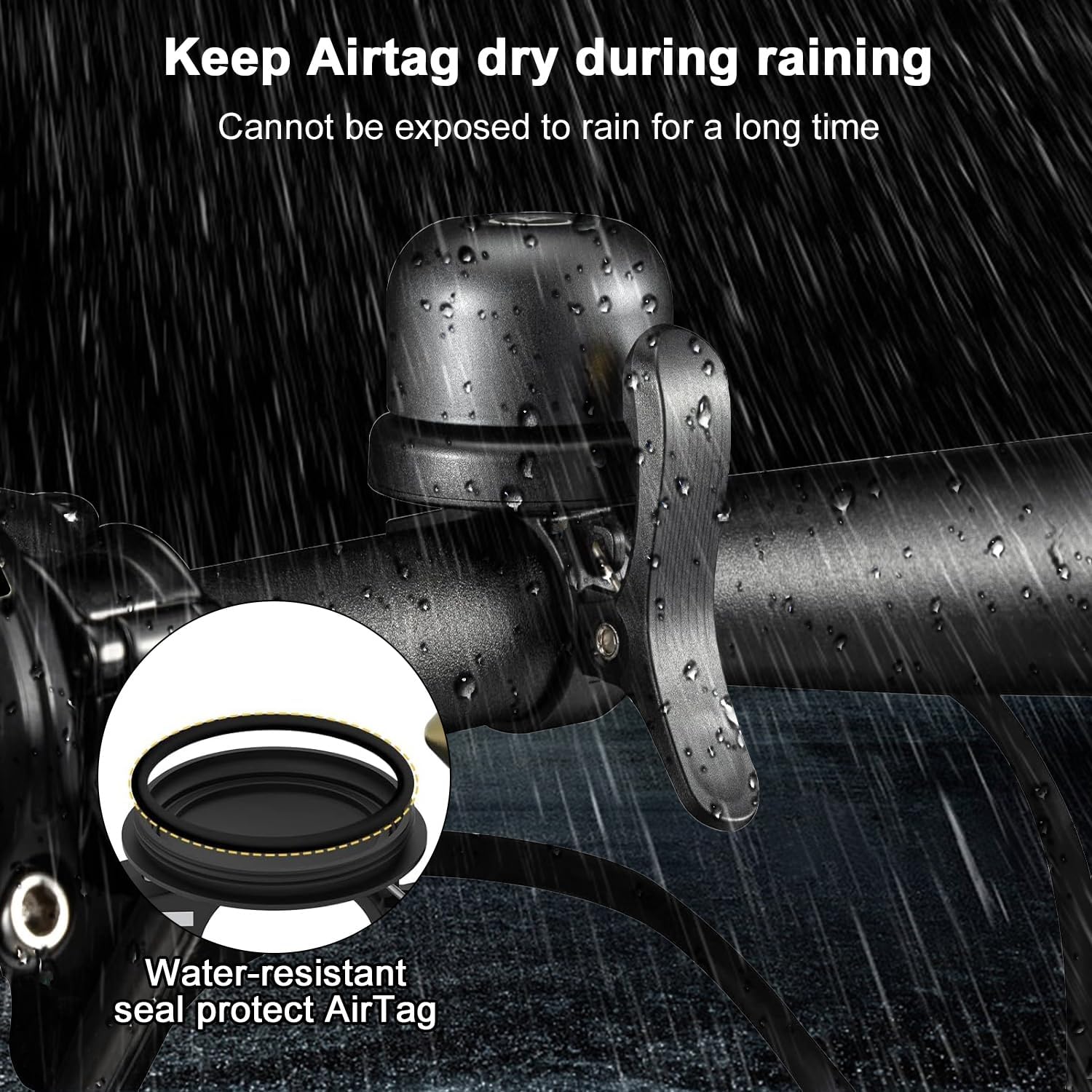 Fietsbel voor Apple AirTag Ver - Bike Bell recensie en prijs